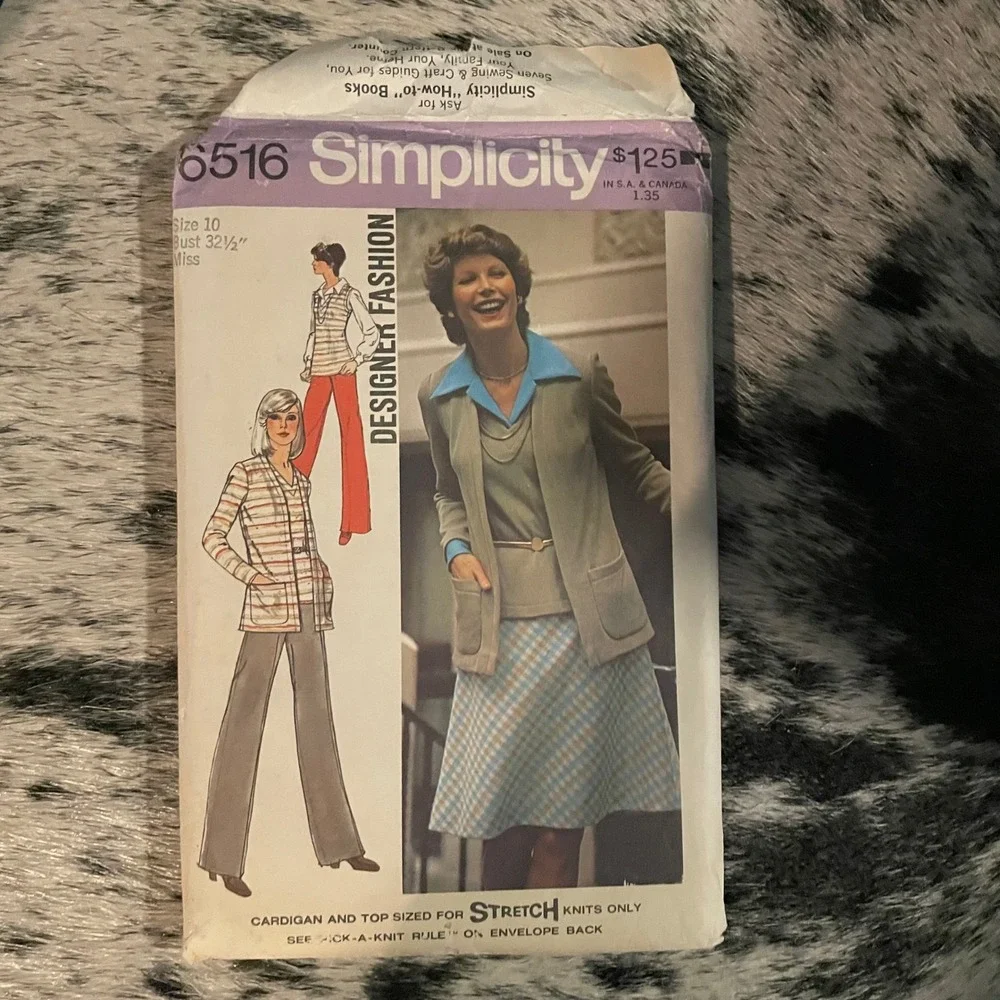 Lot of 10 Vintage Sewing Patterns Lot 1970s 1980s Simplicity McCalls ESP Fashion